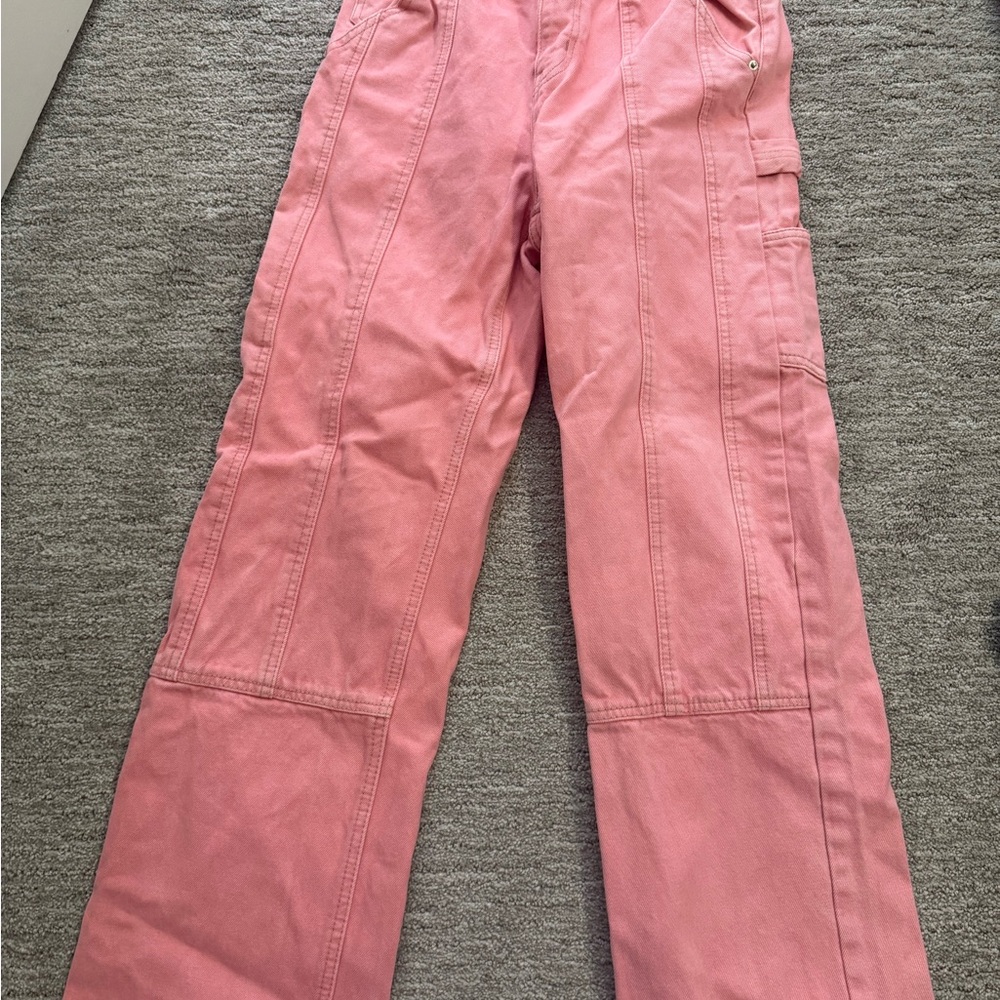 BDG Blush Pink Cargo Trousers
